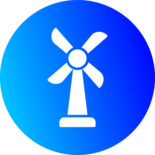 turbina wiatrowa Generic gradient fill ikona