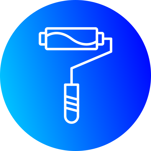 Paint roller Generic gradient fill icon