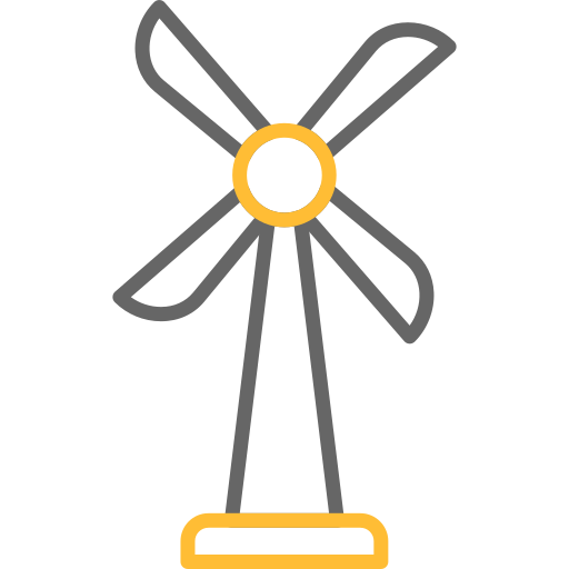 turbina wiatrowa Generic color outline ikona