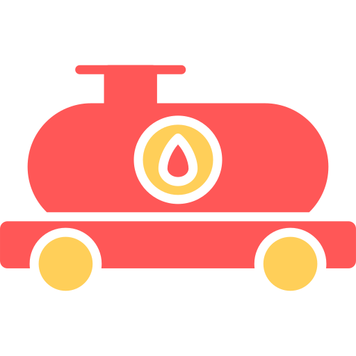 Oil tanker Generic color fill icon