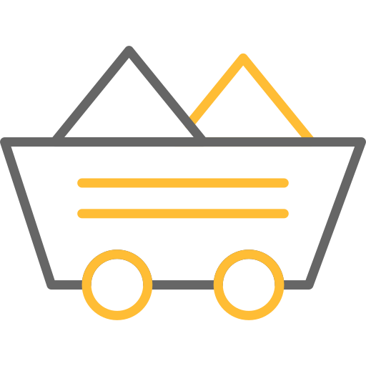 Mining cart Generic color outline icon