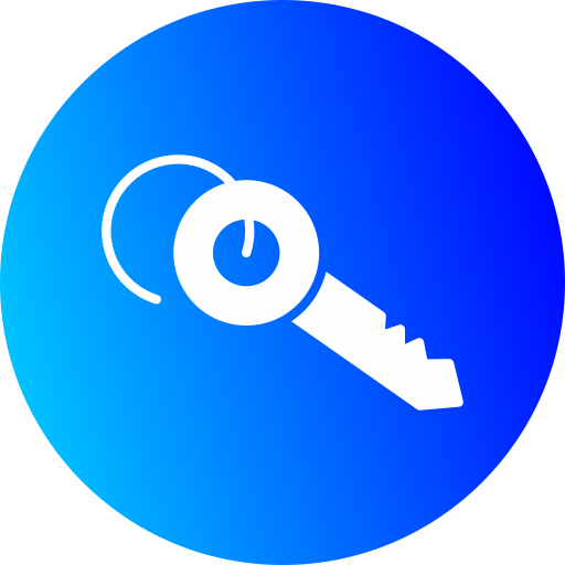 Key Generic gradient fill icon