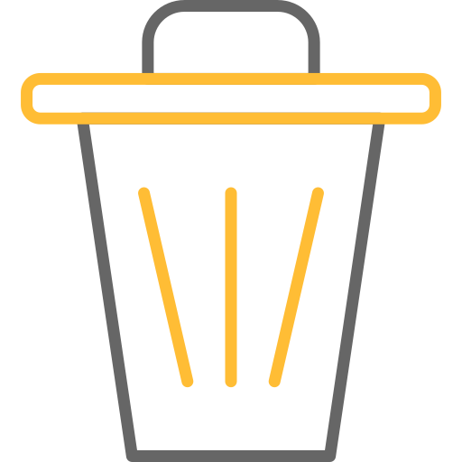 Dustbin Generic color outline icon