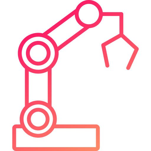 braccio robotico Generic gradient outline icona