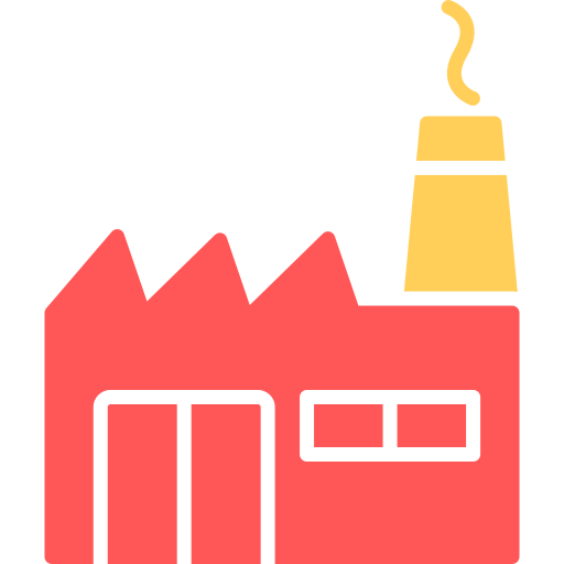 工場 Generic color fill icon