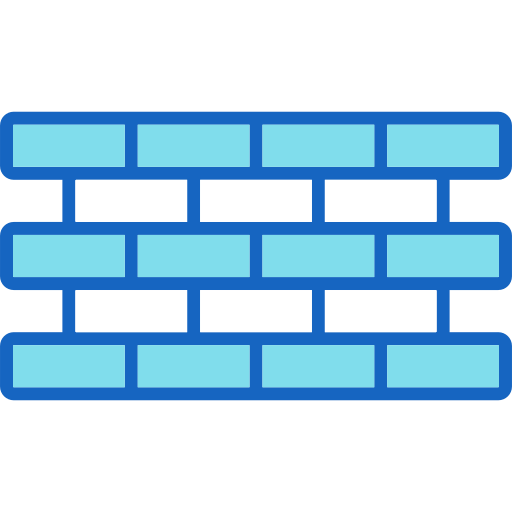mur de briques Generic color lineal-color Icône