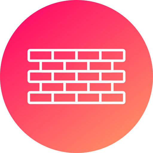 Brick wall Generic gradient fill icon