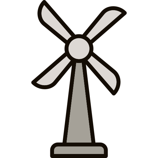 風力タービン Generic color lineal-color icon