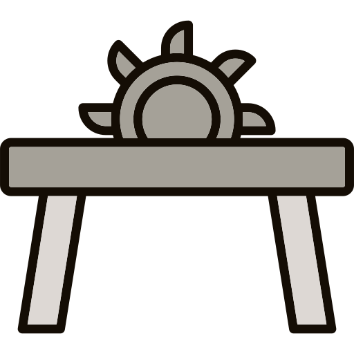 sierra de mesa Generic color lineal-color icono