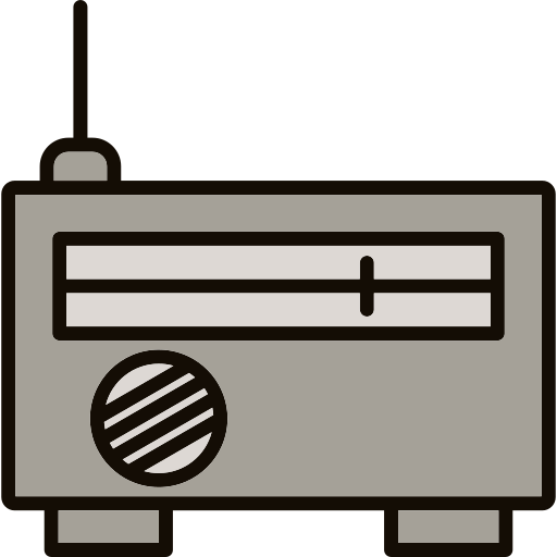 라디오 Generic color lineal-color icon