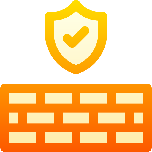 Firewall Basic Gradient Gradient icon
