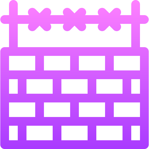 Brickwall Basic Gradient Lineal color icon