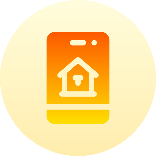 smartfon Basic Gradient Circular ikona
