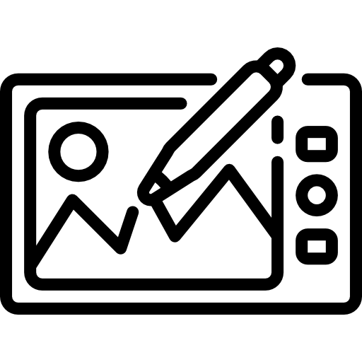tablet graficzny Basic Miscellany Lineal ikona