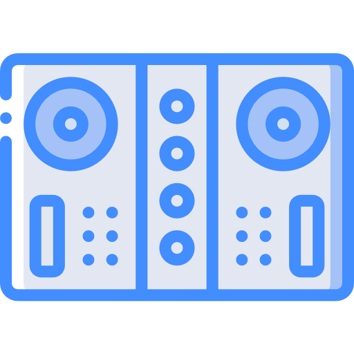 mixer Basic Miscellany Blue icoon