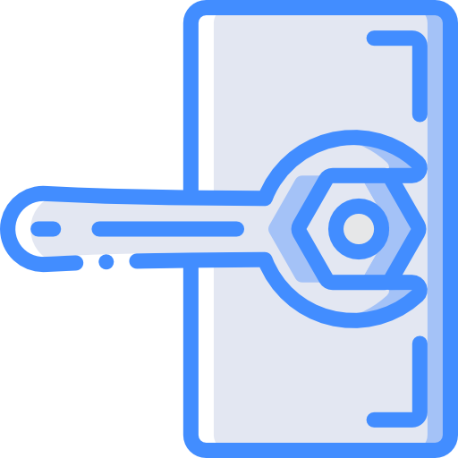 Wrench Basic Miscellany Blue icon