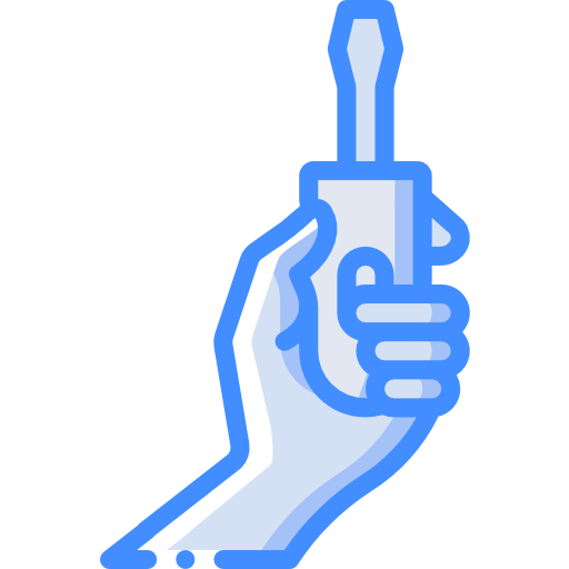 Screwdriver Basic Miscellany Blue icon