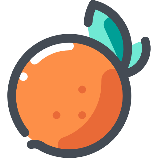 オレンジ Sergei Kokota Lineal Color icon