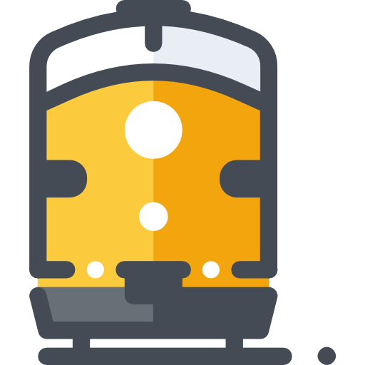 기차 Sergei Kokota Lineal Color icon