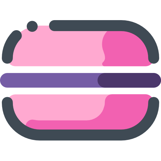 Macarons Sergei Kokota Lineal Color icon