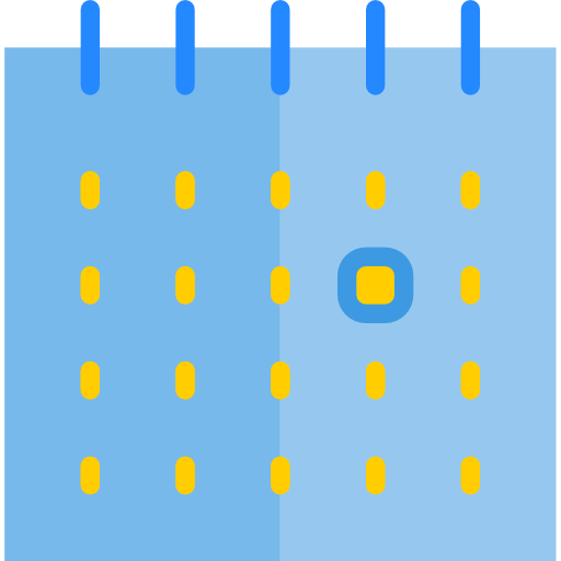 kalendarz srip Flat ikona