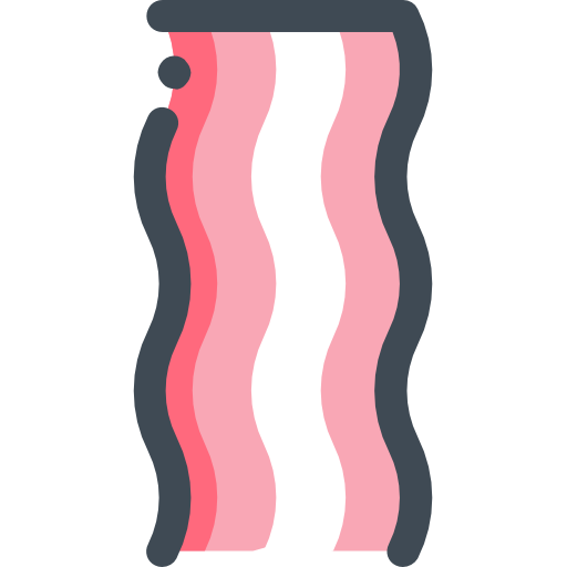bacon Sergei Kokota Lineal Color icona