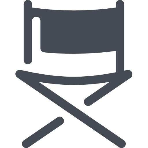 krzesło reżysera Sergei Kokota Lineal Color ikona