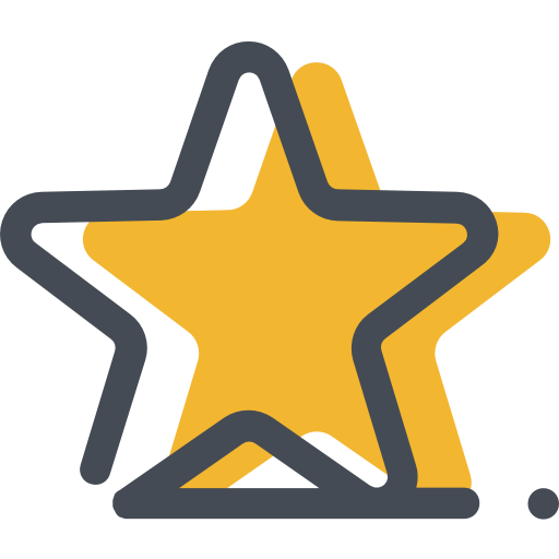 estrella Sergei Kokota Lineal Color icono
