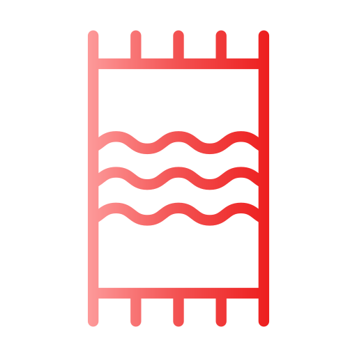 ręcznik plażowy Generic gradient outline ikona