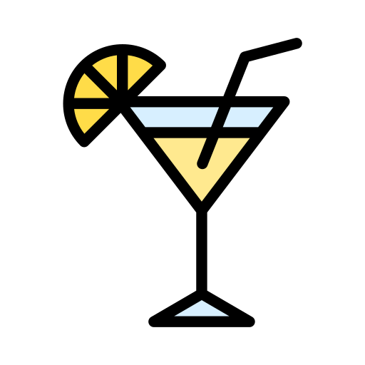 cóctel Generic color lineal-color icono