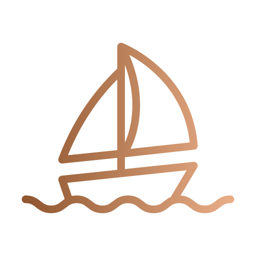 Sail boat Generic gradient outline icon