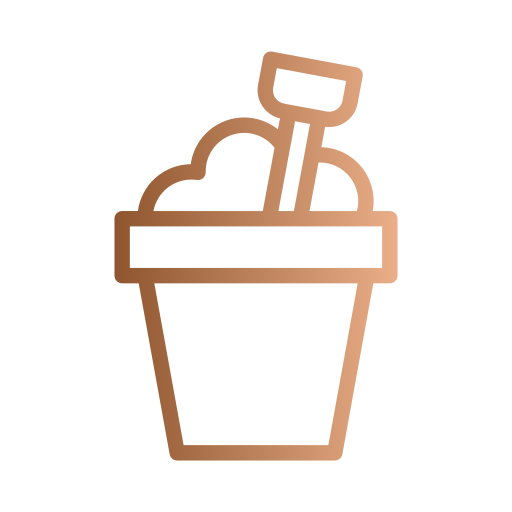 Sand bucket Generic gradient outline icon