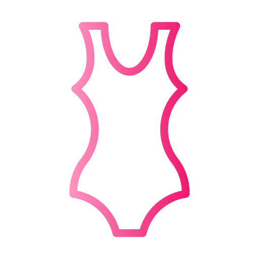 kostium kąpielowy Generic gradient outline ikona