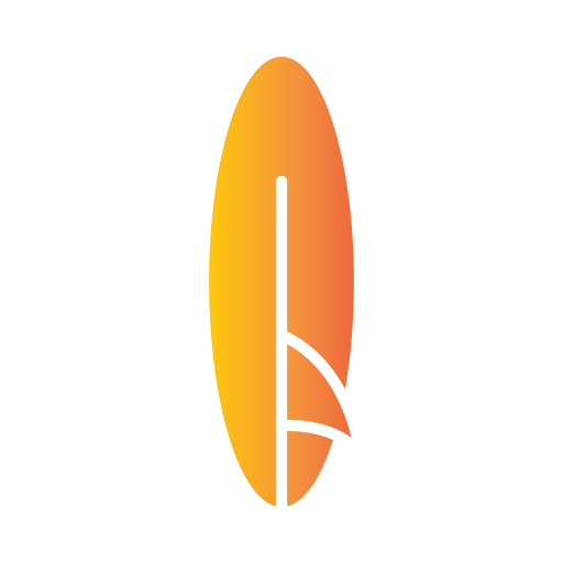 planche de surf Generic gradient fill Icône