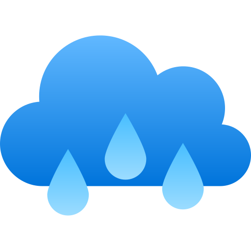 deszczowy dzień Generic gradient fill ikona