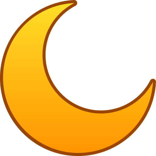 luna Generic gradient lineal-color icona