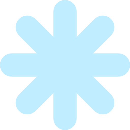 płatek lodu Generic color fill ikona