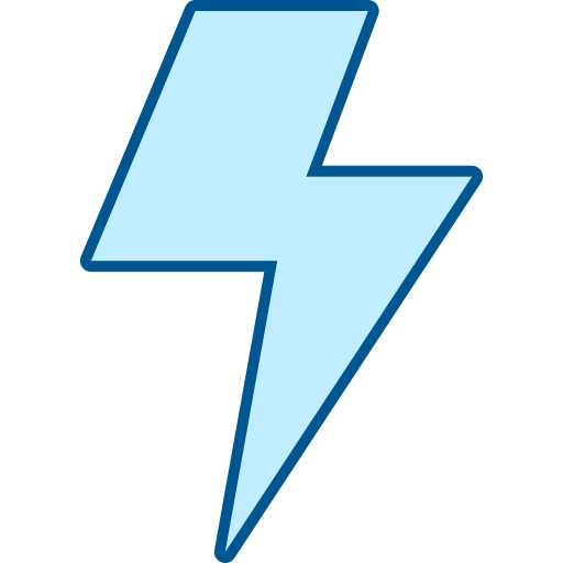 Thunder bolt Generic color lineal-color icon