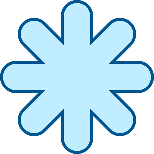 Ice flake Generic color lineal-color icon
