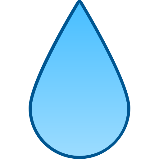 goccia d'acqua Generic gradient lineal-color icona
