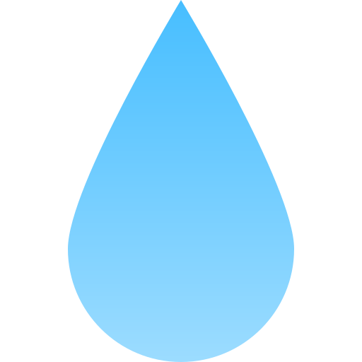 waterdruppel Generic gradient fill icoon