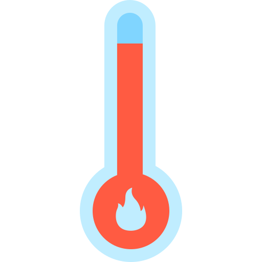 temperatura Generic color fill ikona