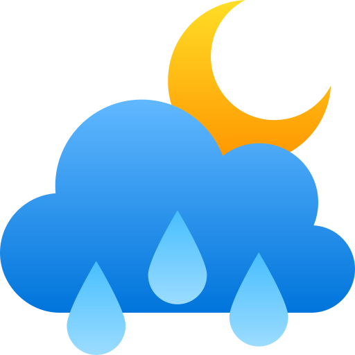 Дождливая ночь Generic gradient fill иконка