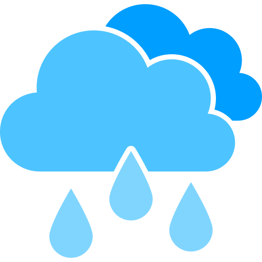 deszczowy dzień Generic color fill ikona