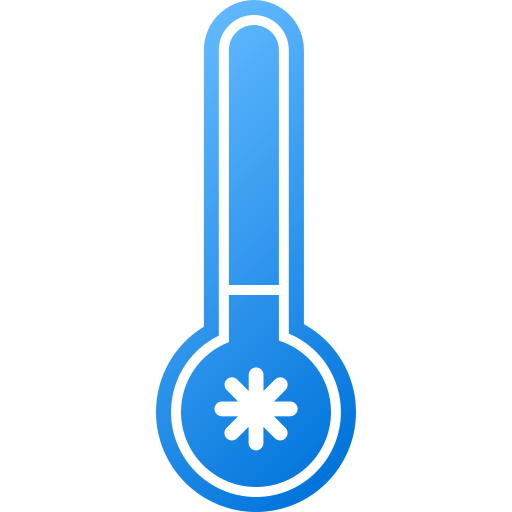 temperatura fredda Generic gradient fill icona