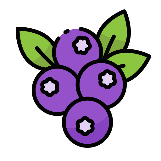 Blueberry Generic color lineal-color icon