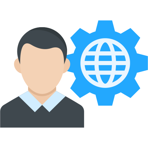Global management Generic color fill icon