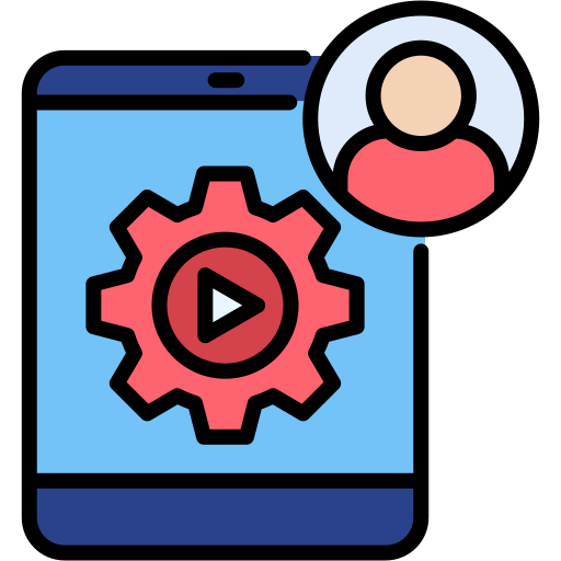 Video call Generic color lineal-color icon