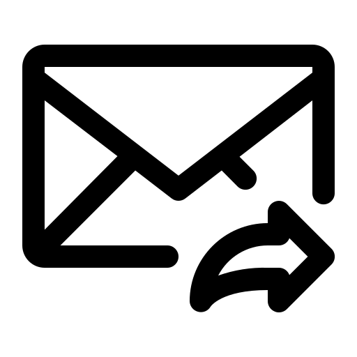 이메일을 보내 Generic black outline icon