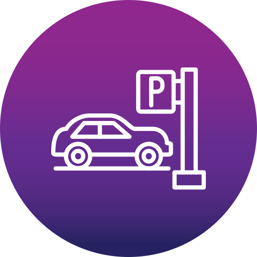 Car parking Generic gradient fill icon